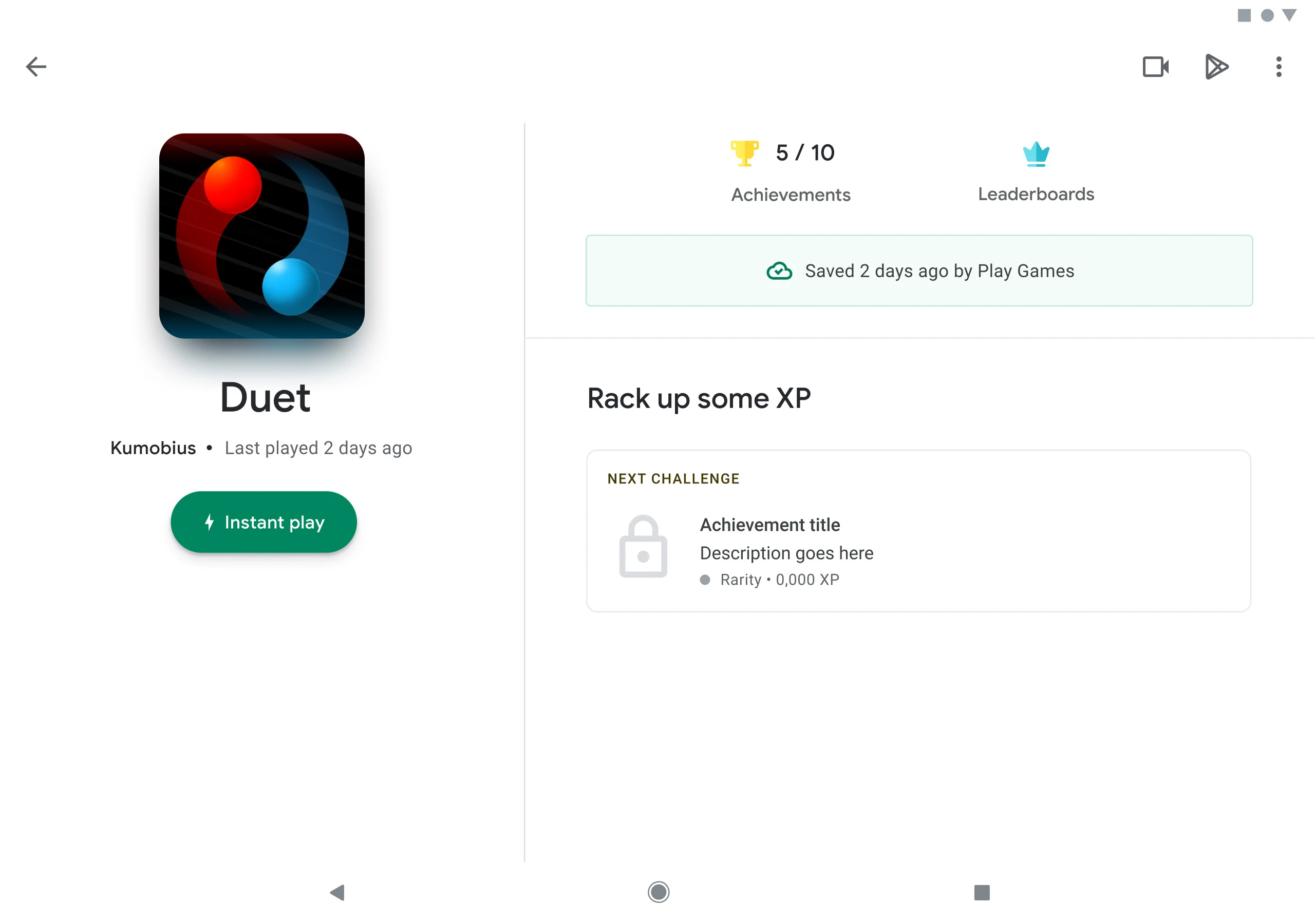 Google Play Games screenshot