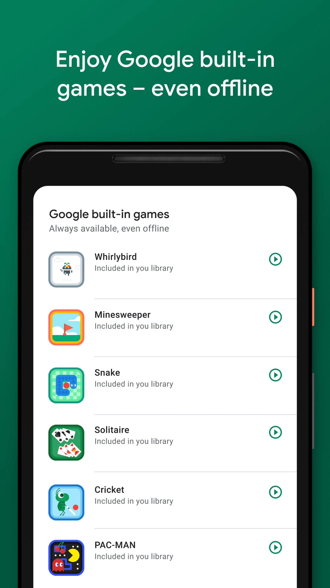 Google Play Games screenshot
